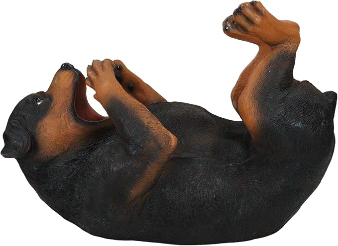 Ebros Lifelike Purebreed Pedigree Canine Adorable Rottweiler Butcher's Dog Wine Bottle Holder Figurine Statue As Kitchen Wine Cellar Centerpiece Decor Storage Organizer (Rottweiler)