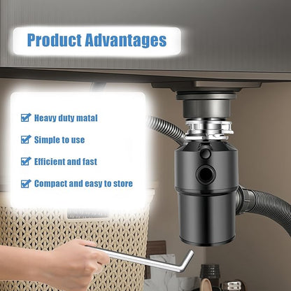 Garbage Disposal Wrench, Garbage Disposal Allen Wrench Tool for Un-Jam/Food Garbage Disposal Fix Garbage Disposal Repair/Unclog Kitchen Sink