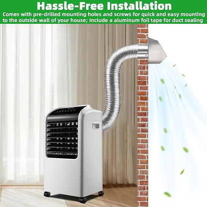 3 Inch Dryer Vent Cover Outside with Mesh and Damper,304 Stainless Steel Wall Vent Exhaust Vent Cover,3" Metal Dryer Vent Cover,Exterior Dryer Vent Hood Cap for Laundry Dryer Range Hood AC Air Vent