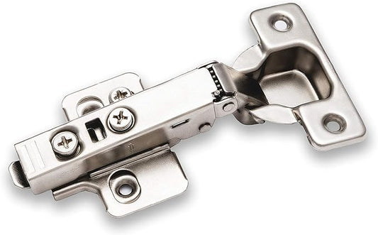 Berta 25-Pack Full Overlay Frameless Soft-Close European Hinges, 110° 3D Adjustable, Clip-On Concealed Kitchen Cabinet Door Hinges with Screws - Ideal for Modern Cabinets