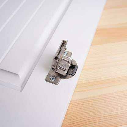 (Decobasics ONLY) Cabinet Restrictor Clips (60 Pack)- 86° Degree Angle Cabinet Door Hinge Restrictor Clip for Soft Close Hinge-90° Opening Kitchen Soft Close Cabinet Hinges Restraints Restriction Clip