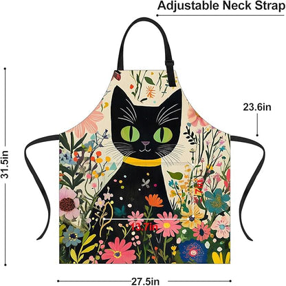 Apron Adjustable Waterproof with Two Deep Pockets Wowen men for Summer BBQ Pool Parties & Resorts