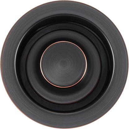 Luxier GD02-O Kitchen Sink Garbage Disposal Flange and Stopper in Oil Rubbed Bronze