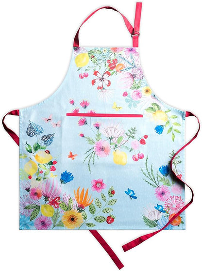 Maison d' Hermine 100% Cotton Apron for women with Pocket Kitchen Chef Apron for Men Cooking Mothers Day Gifts