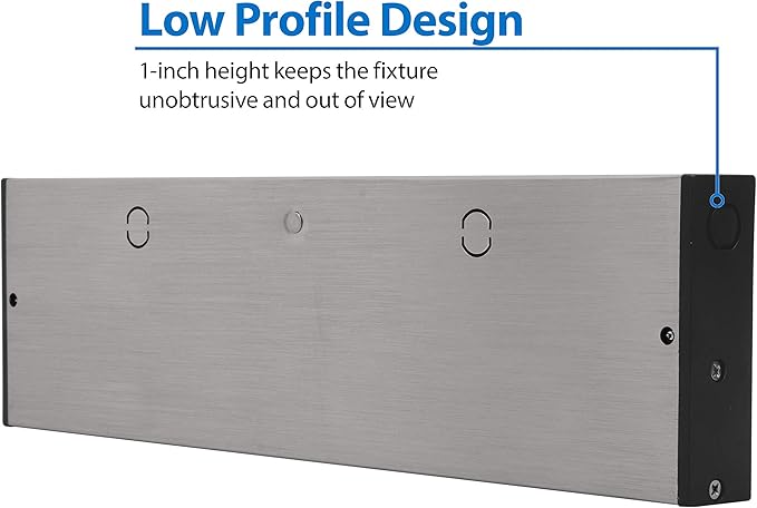 NUC-5 Series 12.5-inch Nickel Selectable LED Under Cabinet Light (NUC512SNK