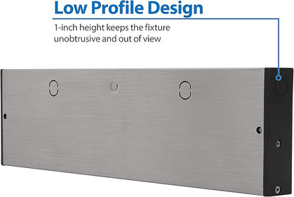 NUC-5 Series 12.5-inch Nickel Selectable LED Under Cabinet Light (NUC512SNK