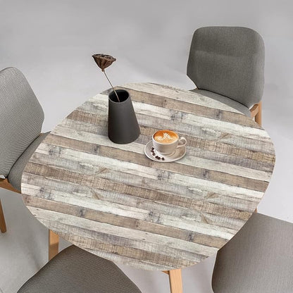 Yun-aeon Natural Wood-Grey Wood Contact Paper Peel and Stick Wallpaper 17.3"x 472"Self Adhesive Removable Vintage Faux Wood Wall Paper Plank Shelf Home Decoration Kitchen Counter Cover Use