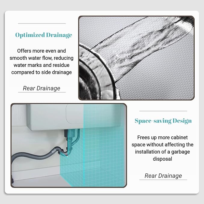 30" x 19" Kitchen Workstation Sink - 10" Deep Basin, 3D Embossed Undermount, Scratch Resistant Stainless Steel