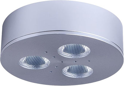 Armacost Lighting TriVue Warm-White (2700K) Dimmable LED Puck Light, Silver Aluminum Finish, 213310
