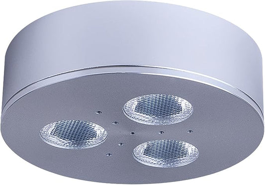 Armacost Lighting TriVue Warm-White (2700K) Dimmable LED Puck Light, Silver Aluminum Finish, 213310
