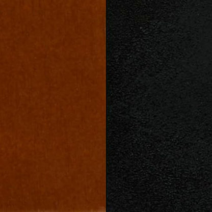 Flash Furniture 4 Pk. HERCULES Series Black Coffee Back Metal Restaurant Chair - Cherry Wood Seat