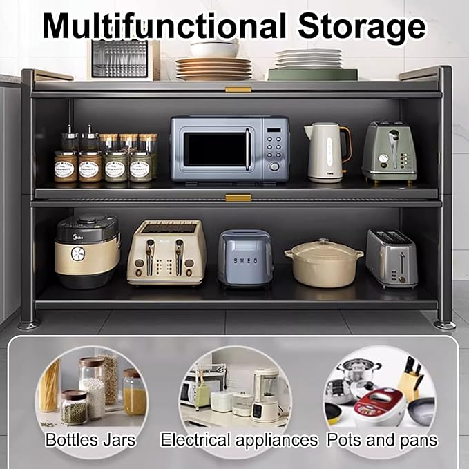 Metal Table Prep Table, Kitchen Island with Storage, with Flip Door, Kitchen Work Table, for Restaurant, Business, Warehouse, Home, Kitchen, Garage (Size : 85x44x80cm/33x17x31in)