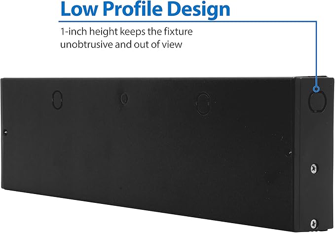 NICOR Lighting NUC512SBK NUC(v5) Undercabinet Light, 12.5, Black