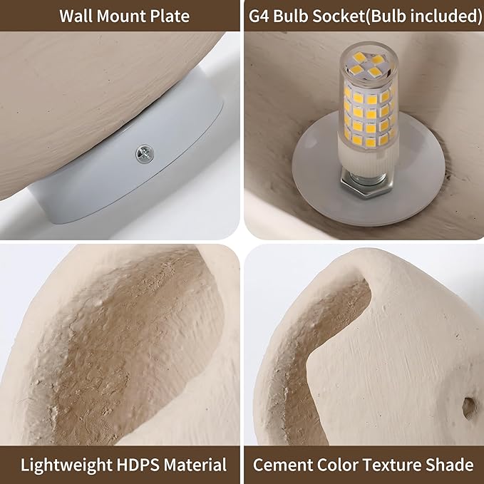 Modern Wall Sconce Indoor Wall Light Fixture, Retro Industial Wall Lamp for Living Room Bedroom Restaurant Vanity Hallway Stairs