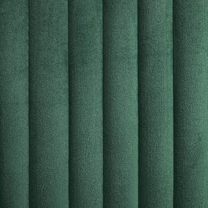 Green Velvet Dining Chairs Set of 6, Powder-Coated Steel Frame, Modern Rectangular Design with Ergonomic Support for Dining Room, Kitchen, or Living Room Furniture
