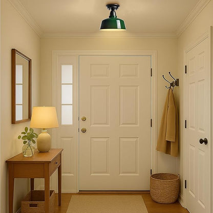 Green Ceiling Light Fixture Macarons Indoor Hallway Ceiling Light Kitchen Over Sink Laundry Basement Barn Outdoor Ceiling Lights for Porch…