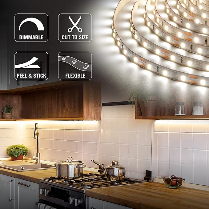Armacost Lighting LED Lighting Bundle with Dimmer and LED Strip Lights (32.8 ft)