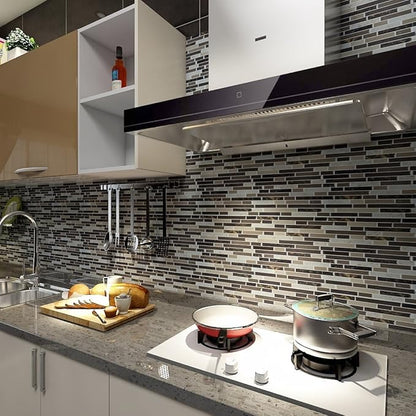Art3d Self Adhesive Wall Tile (11.8 x 11.8inches,10 Tiles) Peel and Stick Backsplash for Kitchen, Bathroom
