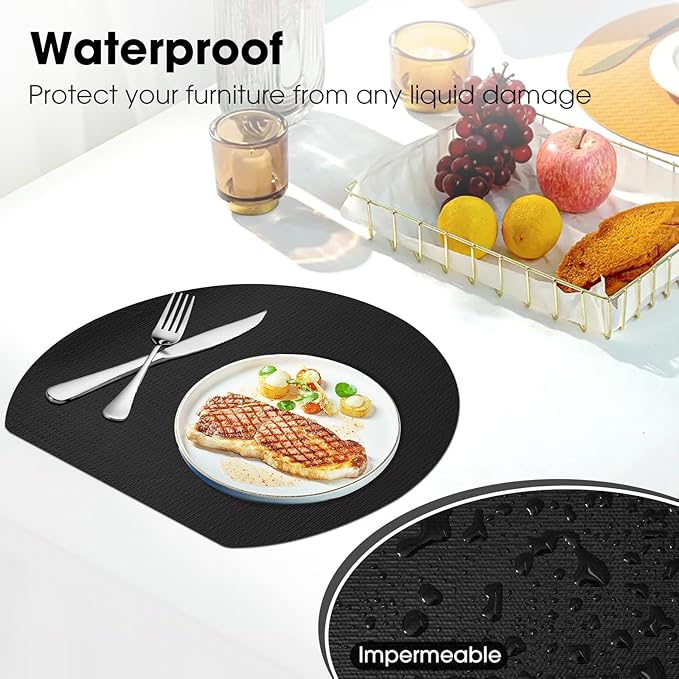 Drawer and Shelf Liner, Non-Slip Kitchen Cabinet Liners Non-Adhesive Thick Strong Grip Waterproof Washable Mats Protect Dresser Shelves Cupboard Bathroom Cabinets, Black, 24 in X 30 FT
