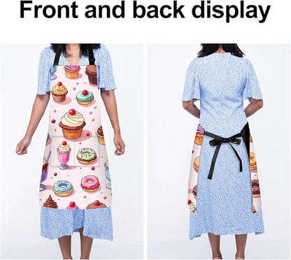 Apron Adjustable Waterproof with Two Deep Pockets Wowen men for Summer BBQ Pool Parties & Resorts