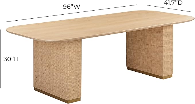 Tov Furniture Akiba 96" Rectangular Dining Table