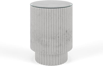 42 inch Round Glass Table Top - Clear Tempered Glass Surface Protector - Safe Beveled Edge - Coffee, Dining and End Table