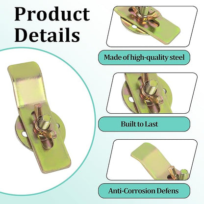14-Pack Premium Undermount Sink Clips Kit | Heavy-Duty Premium Sink Brackets and Supports for Kitchen & Bathroom Countertop Installation