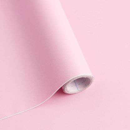 118"x17.7" Pink Peel and Stick Wallpaper Solid Color Contact Paper Self-Adhesive Removable Wallpaper for Wall Covering Cabinet Countertop Vinyl Roll