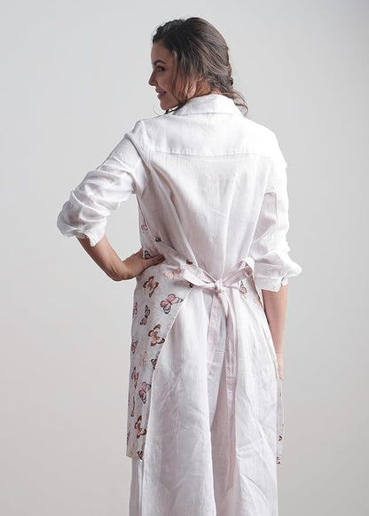 Maison d' Hermine 100% Cotton Apron for women with Pocket Kitchen Chef Apron for Men Cooking Mothers Day Gifts