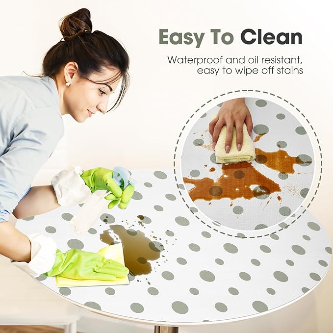 Drawer and Shelf Liner, Non-Slip Kitchen Cabinet Liners Non-Adhesive Thick Strong Grip Waterproof Washable Mats Protect Dresser Shelves Cupboard Bathroom Cabinets, Polka Dot, 12 in X 20 FT