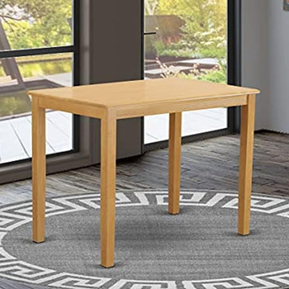 East West Furniture YAT-OAK-H Yarmouth Rectangle Counter Height Dining Table, 30x48 Inch, OAK