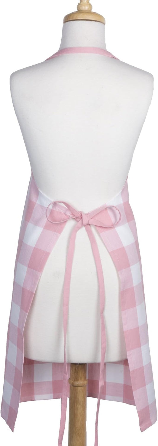 DII Unisex Buffalo Check Kitchen Collection, Classic Farmhouse Chef Apron, One Size