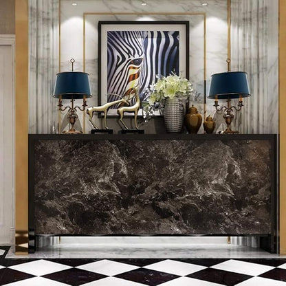 Livelynine 15.8x197 Inch Removable Marble Contact Paper Waterproof Wallpaper for Bathroom Stick on Countertops for Kitchen Counter Top Covers Desk Table Vinyl Wrap Self Adhesive Paper for Furniture