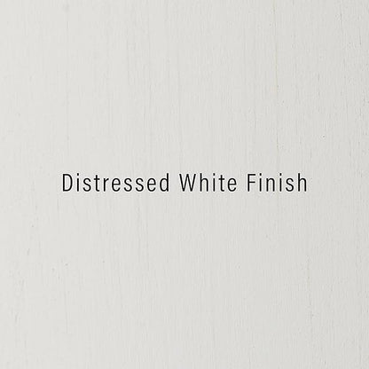 Crosley Furniture Tara Pantry Storage Cabinet with Shelves, Kitchen, Dining, or Laundry Room, Distressed White