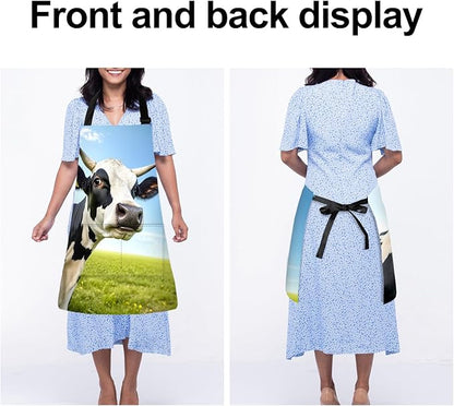 Apron Adjustable Waterproof with Two Deep Pockets Wowen men for Summer BBQ Pool Parties & Resorts