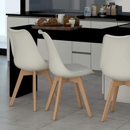 Mobili Fiver, Evolution Dining Table 70.9 x 15.7 in, Ashwood White with Two Legs, for 3 People, Modern Dining Table for Kitchen, Italian Furniture