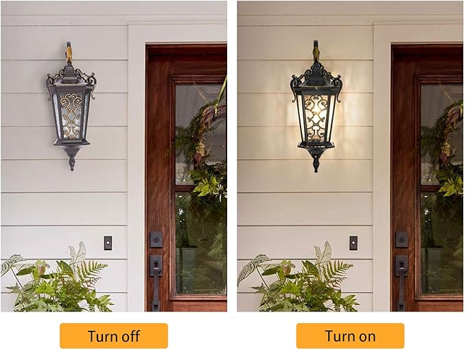 Outdoor Wall Light Fixtures, IP55 Waterproof Outside Wall Lantern Retro Exterior Wall Sconces Vintage Wall-Mounted Lights for Garage House Porch Doorway, E26 w/o Bulb