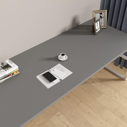 Decotalk Grey Wallpaper Peel and Stick 12"x200" Grey Wallpaper for Bedroom Grey Contact Paper for Cabinets Removable Wallpaper for Walls Solid Grey Wallpaper Self Adhesive Contact Paper for Shelves