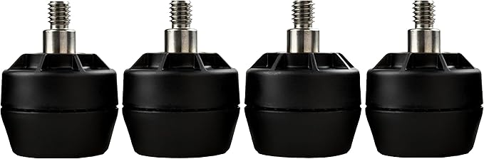 FLAT Equalizers - 5/16" -18 Thread Size | Stop Wobbly Tables | Restaurant Grade, Easy Install, Improves Customer Experience