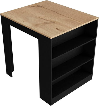 GOWE Alameda Kitchen Island, Three Drawers Concealed