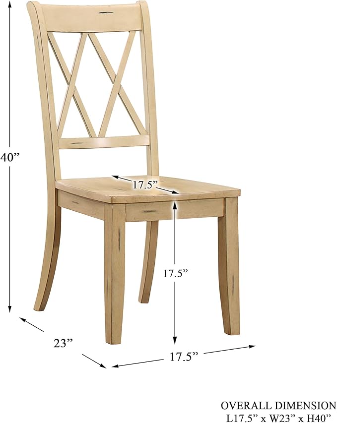 Lexicon 5-Piece Dining Set, Buttermilk