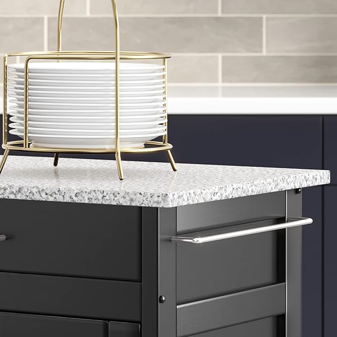 Homestyles Create Kitchen Cart, Black