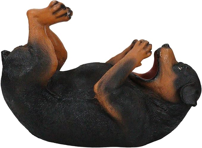 Ebros Lifelike Purebreed Pedigree Canine Adorable Rottweiler Butcher's Dog Wine Bottle Holder Figurine Statue As Kitchen Wine Cellar Centerpiece Decor Storage Organizer (Rottweiler)