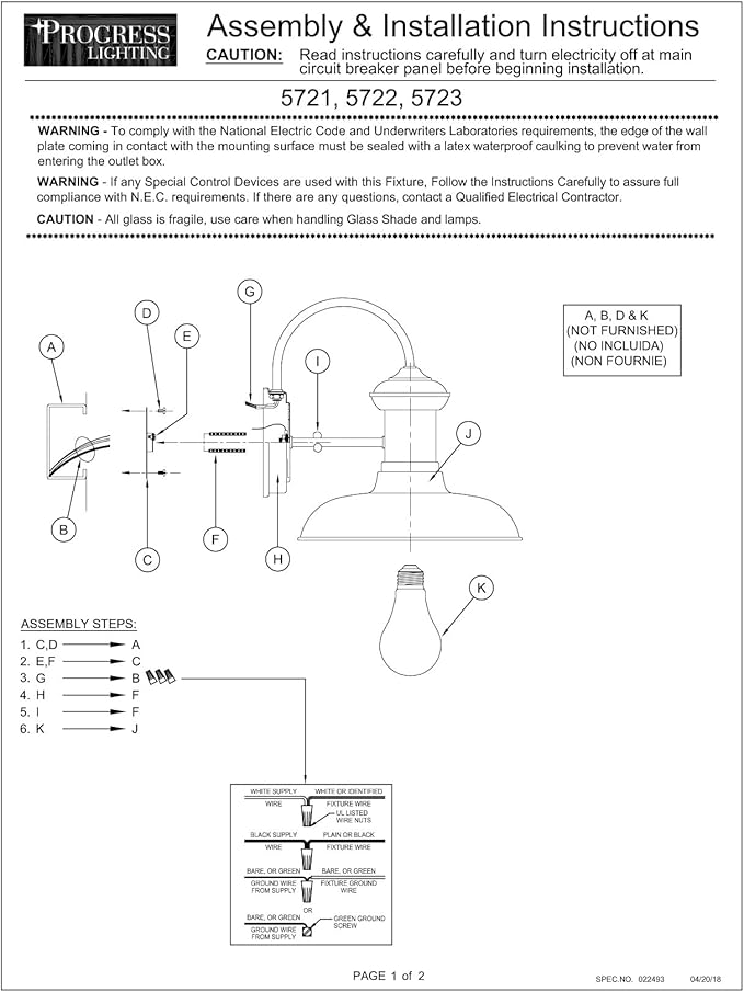 Progress Lighting Brookside Collection 1-Light Outdoor Wall Light, Exterior Wall Lights for Garage Lights, Porch Light, Garages, 12" by 12.375", Copper Finish