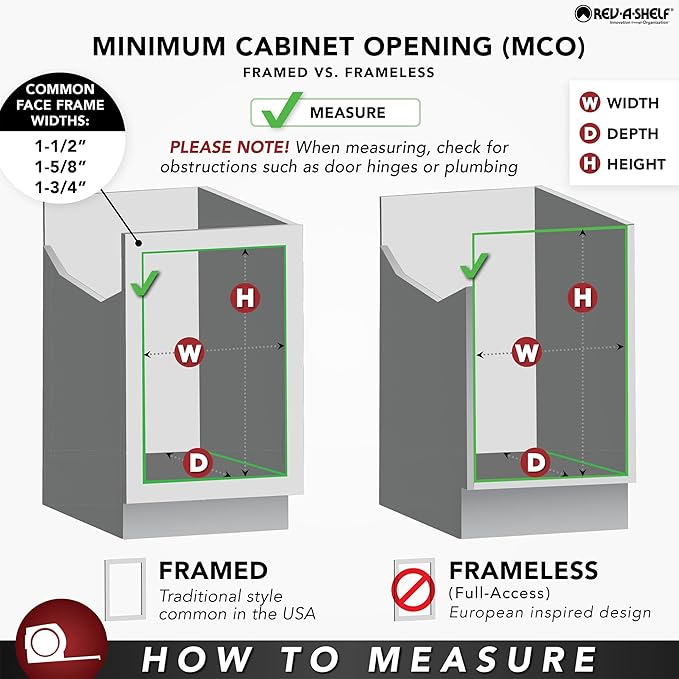 Rev-A-Shelf 8.75" Paper Towel Pullout Organizer, Wood Base Kitchen Cabinet Storage with Soft-Close Full Extension Slides, 448PTH-BCSC-8C