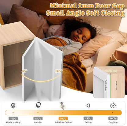 Chibery 10 Pack Full Overlay Cabinet Hinges, Face Frame & Frameless, 4D Adjustment, Soft Close 105°, Close Speed Control, Concealed Clip-On Plate, Smooth Slow Self Closing for Kitchen Corner, Cupboard