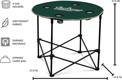 Logo Brands Officially Licensed NCAA Unisex Round Table, One Size, Team Color
