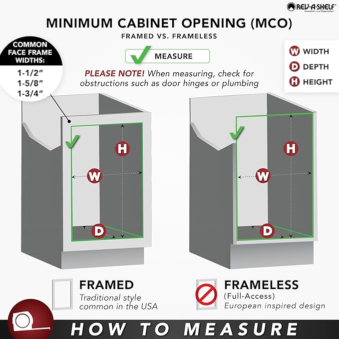 Rev-A-Shelf 6.86" Paper Towel Pullout Organizer, Wood Base Kitchen Cabinet Storage with Soft-Close Full Extension Slides, 448PTH-BCSC-6C