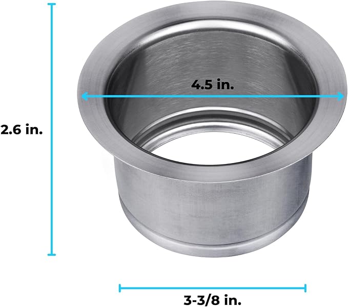 Mr. Scrappy Extended Depth Garbage Disposal Mount for 3-Bolt Mounted Disposers, Sinks 3/4 inch to 1-3/4 inch Thick