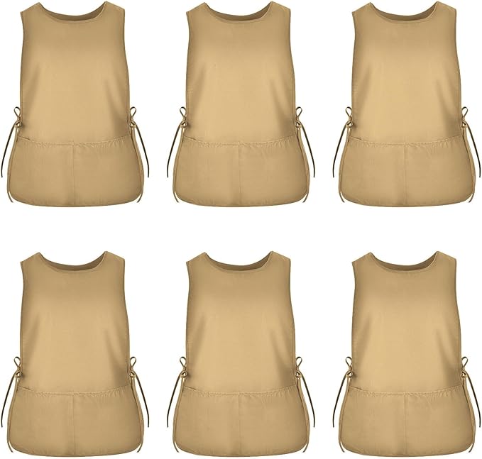 TFTAFAN Cobbler Apron Unisex Waterproof Apron with 2 Deep Pockets Art Smock for Painting Cleaning Artiest Apron work kitchen